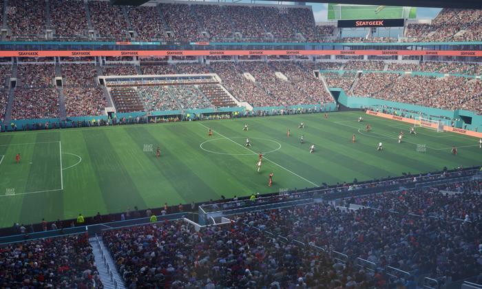 Hard Rock Stadium - Section Mezzanine Suite 21 A Seat View