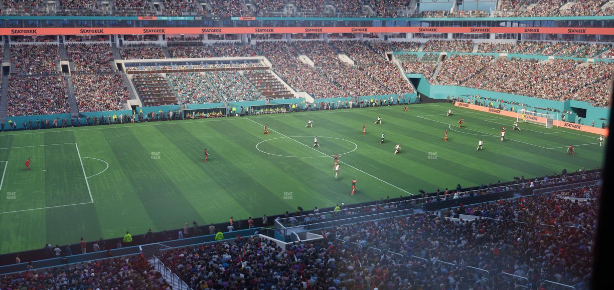 Hard Rock Stadium - Section Mezzanine Suite 21 B Seat View