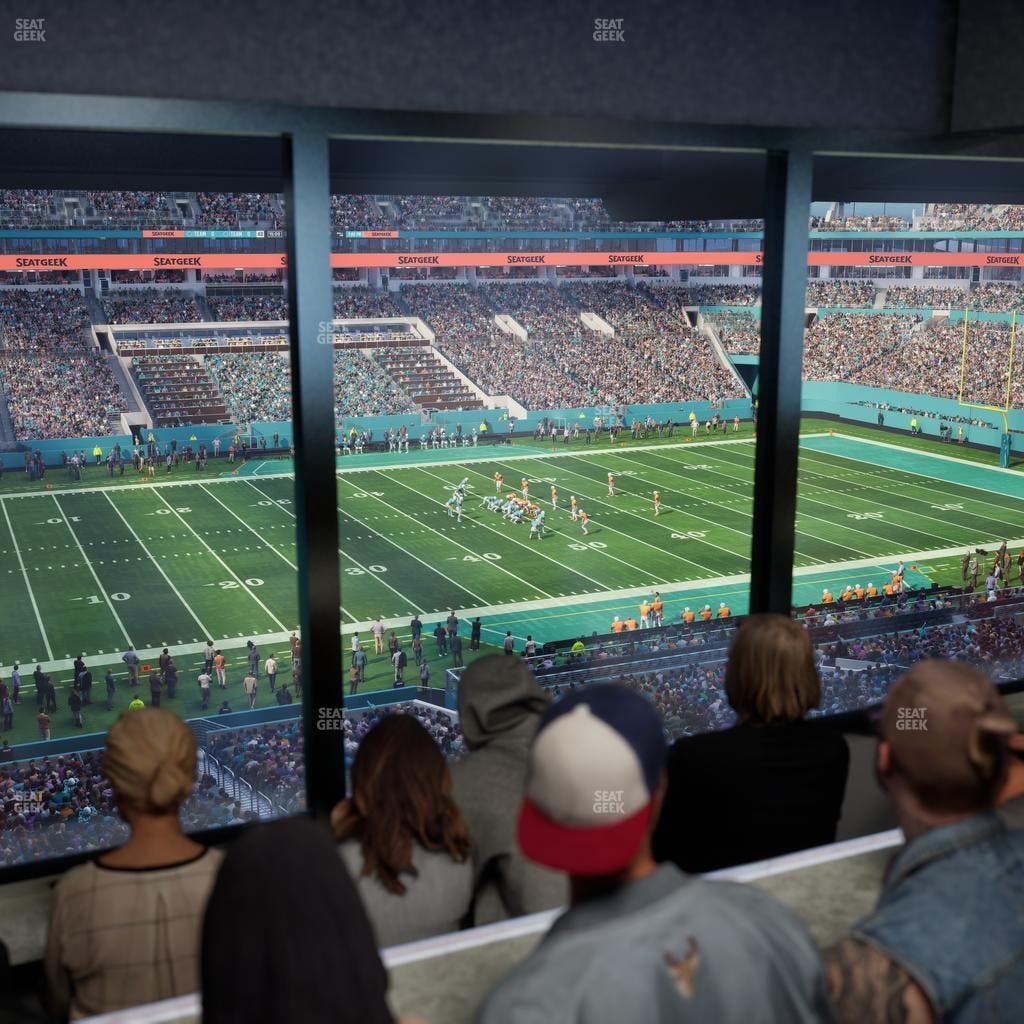 Hard Rock Stadium - Section Mezzanine Suite 21 B Seat View