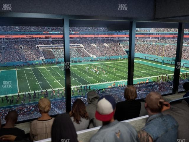 Hard Rock Stadium - Section Mezzanine Suite 21 B Seat View