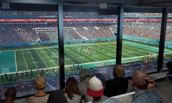 Hard Rock Stadium - Section Mezzanine Suite 21 B Seat View