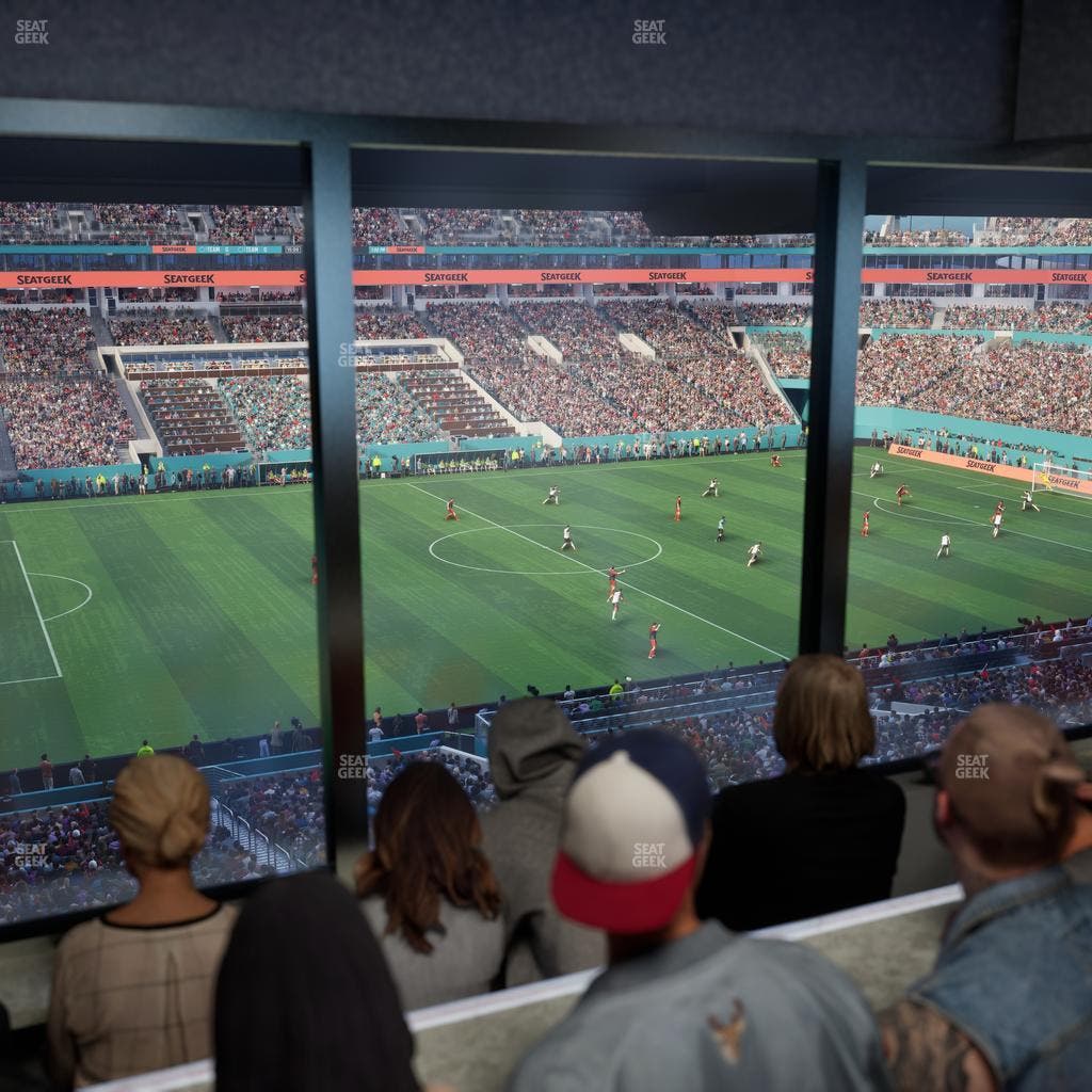 Hard Rock Stadium - Section Mezzanine Suite 21 B Seat View
