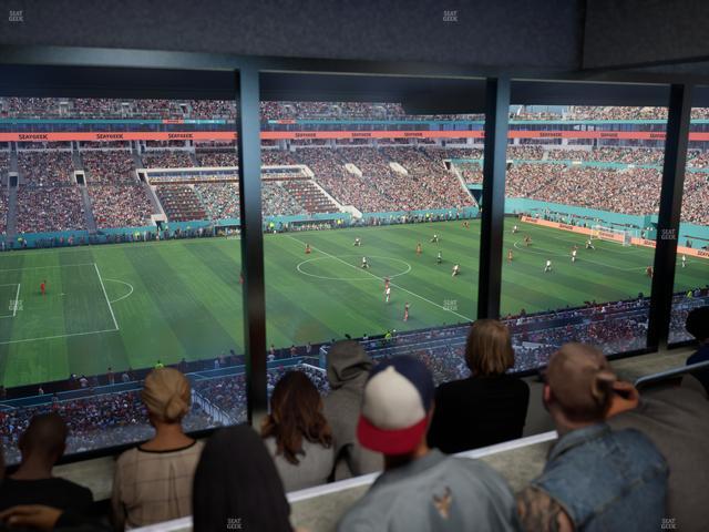 Hard Rock Stadium - Section Mezzanine Suite 21 B Seat View Hard Rock Stadium - Section Mezzanine Suite 21 B Seat View