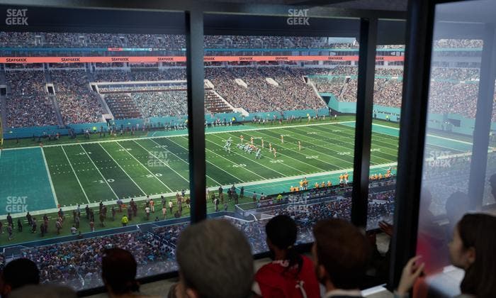 Hard Rock Stadium - Section Mezzanine Suite 21 C Seat View