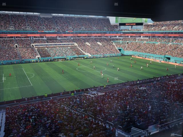 Hard Rock Stadium - Section Mezzanine Suite 21 C Seat View