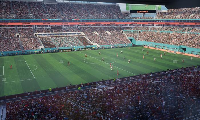 Hard Rock Stadium - Section Mezzanine Suite 21 C Seat View