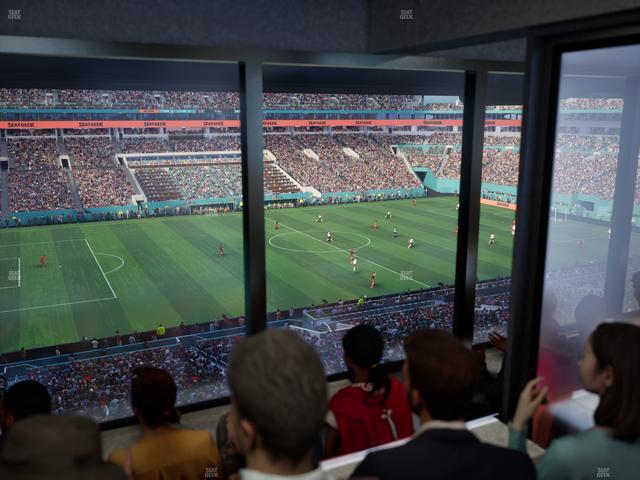 Hard Rock Stadium - Section Mezzanine Suite 21 C Seat View Hard Rock Stadium - Section Mezzanine Suite 21 C Seat View