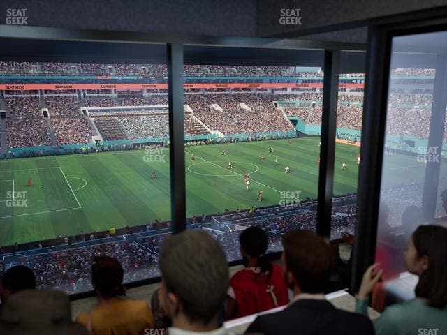 Hard Rock Stadium - Section Mezzanine Suite 21 C Seat View