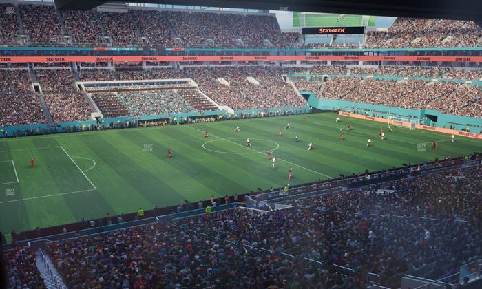 Hard Rock Stadium - Section Mezzanine Suite 22 A Seat View