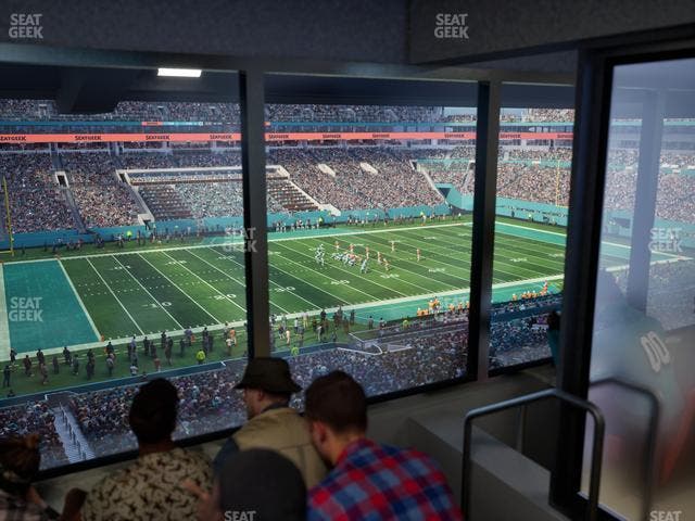 Hard Rock Stadium - Section Mezzanine Suite 22 A Seat View