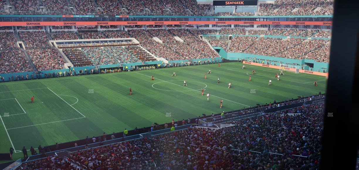 Hard Rock Stadium - Section Mezzanine Suite 22 C Seat View