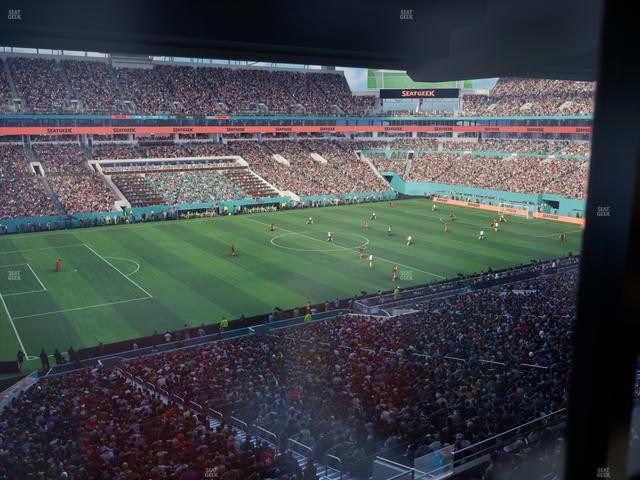 Hard Rock Stadium - Section Mezzanine Suite 22 C Seat View