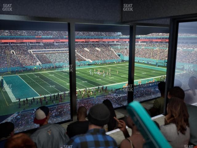 Hard Rock Stadium - Section Mezzanine Suite 22 C Seat View