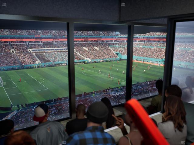 Hard Rock Stadium - Section Mezzanine Suite 22 C Seat View Hard Rock Stadium - Section Mezzanine Suite 22 C Seat View