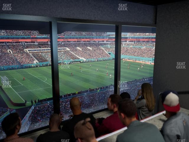 Hard Rock Stadium - Section Mezzanine Suite 23 A Seat View