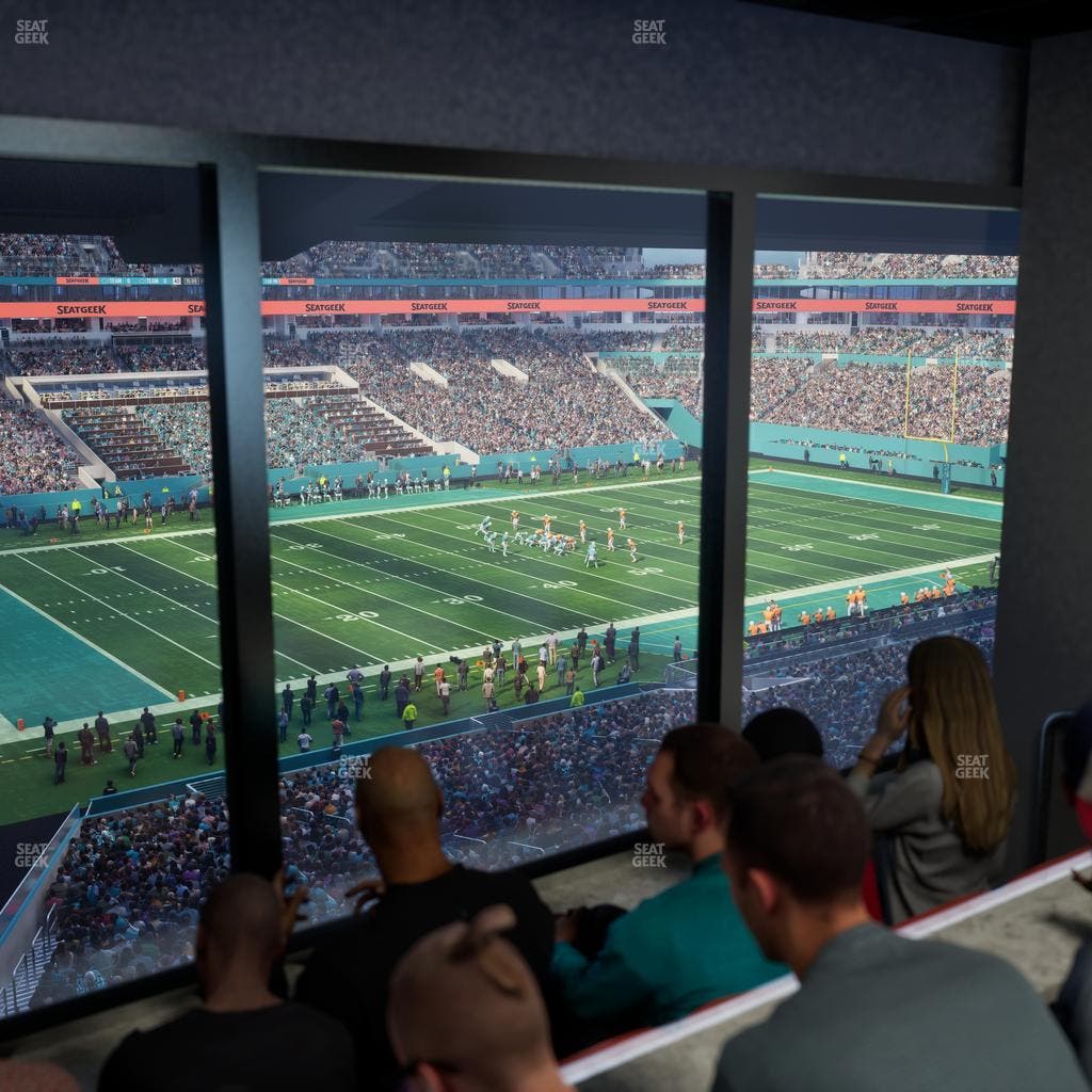 Hard Rock Stadium - Section Mezzanine Suite 23 A Seat View