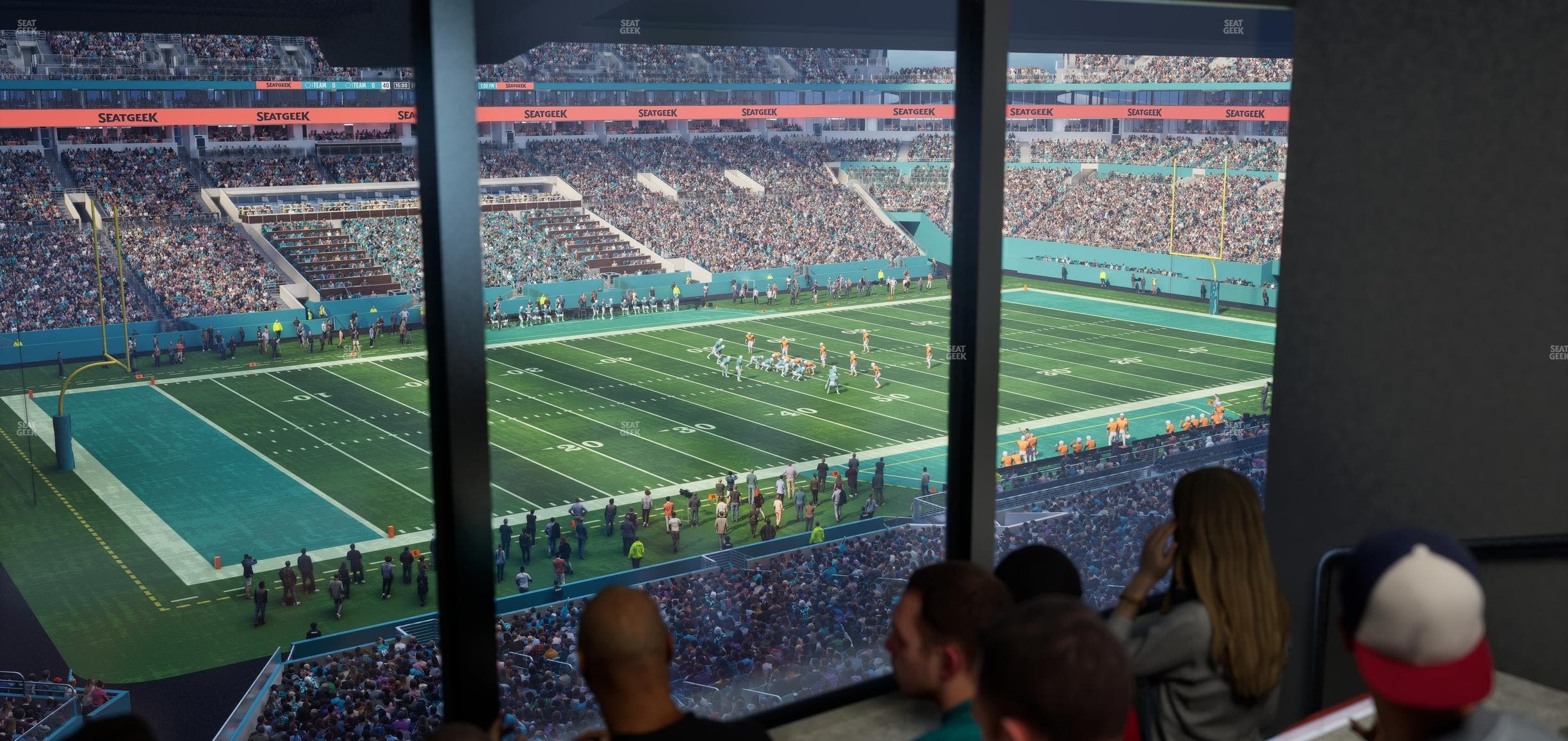 Hard Rock Stadium - Section Mezzanine Suite 23 A Seat View