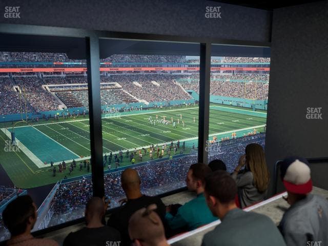 Hard Rock Stadium - Section Mezzanine Suite 23 A Seat View