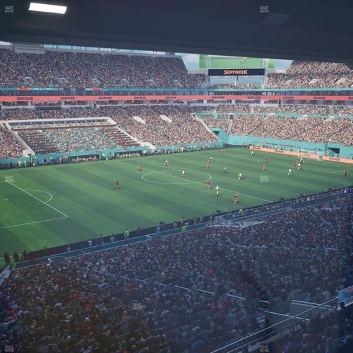 Hard Rock Stadium - Section Mezzanine Suite 23 A Seat View