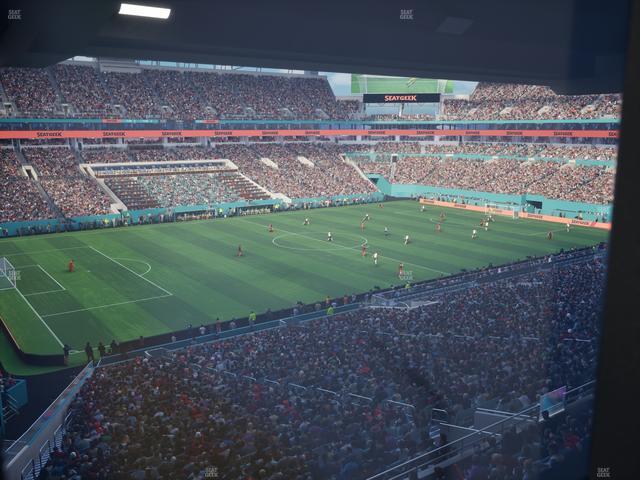 Hard Rock Stadium - Section Mezzanine Suite 23 A Seat View