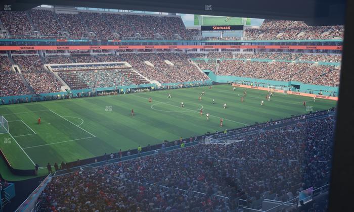 Hard Rock Stadium - Section Mezzanine Suite 23 A Seat View