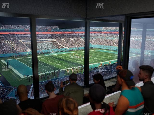 Hard Rock Stadium - Section Mezzanine Suite 23 B Seat View