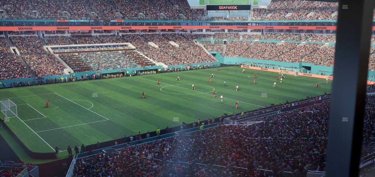 Hard Rock Stadium - Section Mezzanine Suite 23 B Seat View