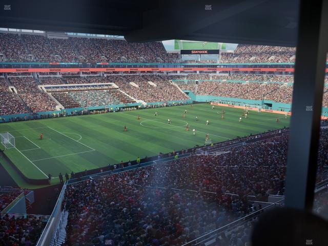 Hard Rock Stadium - Section Mezzanine Suite 23 B Seat View