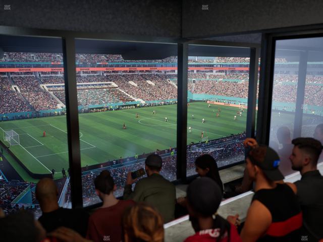 Hard Rock Stadium - Section Mezzanine Suite 23 B Seat View Hard Rock Stadium - Section Mezzanine Suite 23 B Seat View