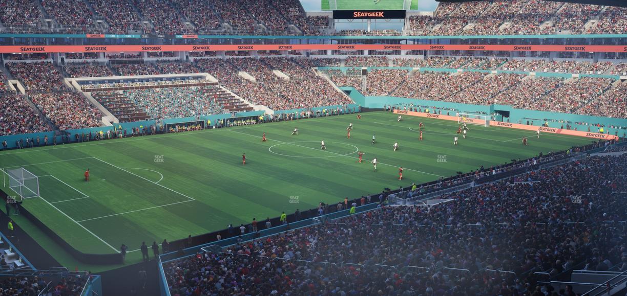 Hard Rock Stadium - Section Mezzanine Suite 24 A Seat View