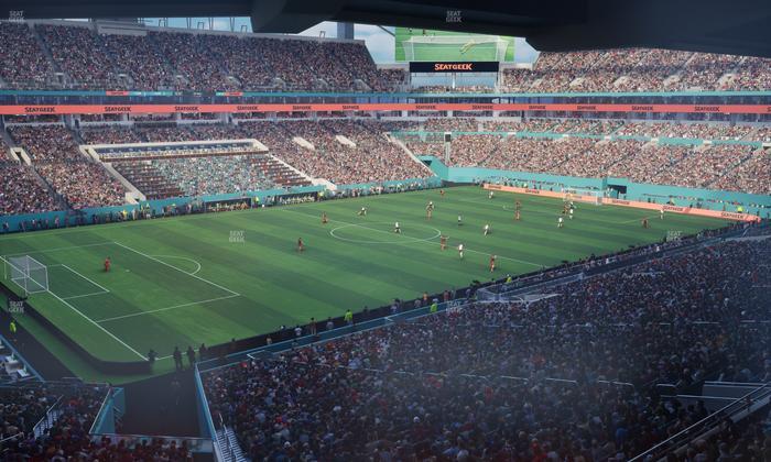 Hard Rock Stadium - Section Mezzanine Suite 24 A Seat View