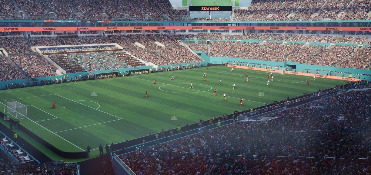 Hard Rock Stadium - Section Mezzanine Suite 24 B Seat View