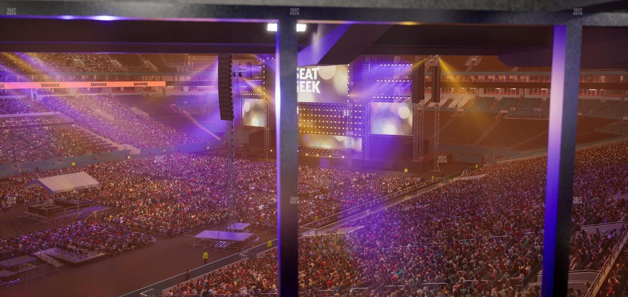 Hard Rock Stadium - Section Mezzanine Suite 25 A Seat View