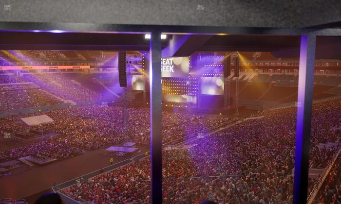 Hard Rock Stadium - Section Mezzanine Suite 25 A Seat View