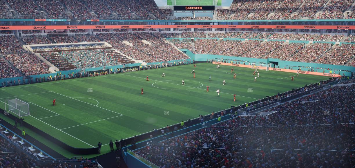 Hard Rock Stadium - Section Mezzanine Suite 25 A Seat View