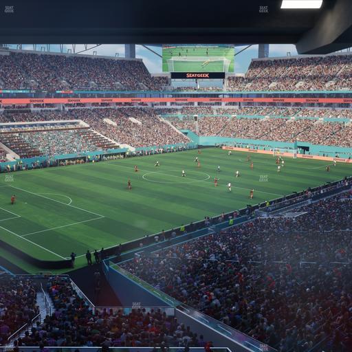 Hard Rock Stadium - Section Mezzanine Suite 25 A Seat View