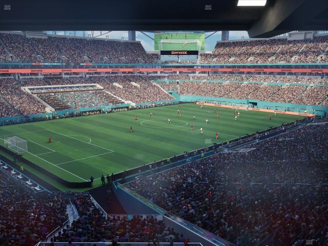 Hard Rock Stadium - Section Mezzanine Suite 25 A Seat View