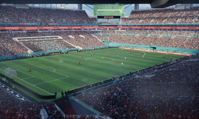 Hard Rock Stadium - Section Mezzanine Suite 25 A Seat View