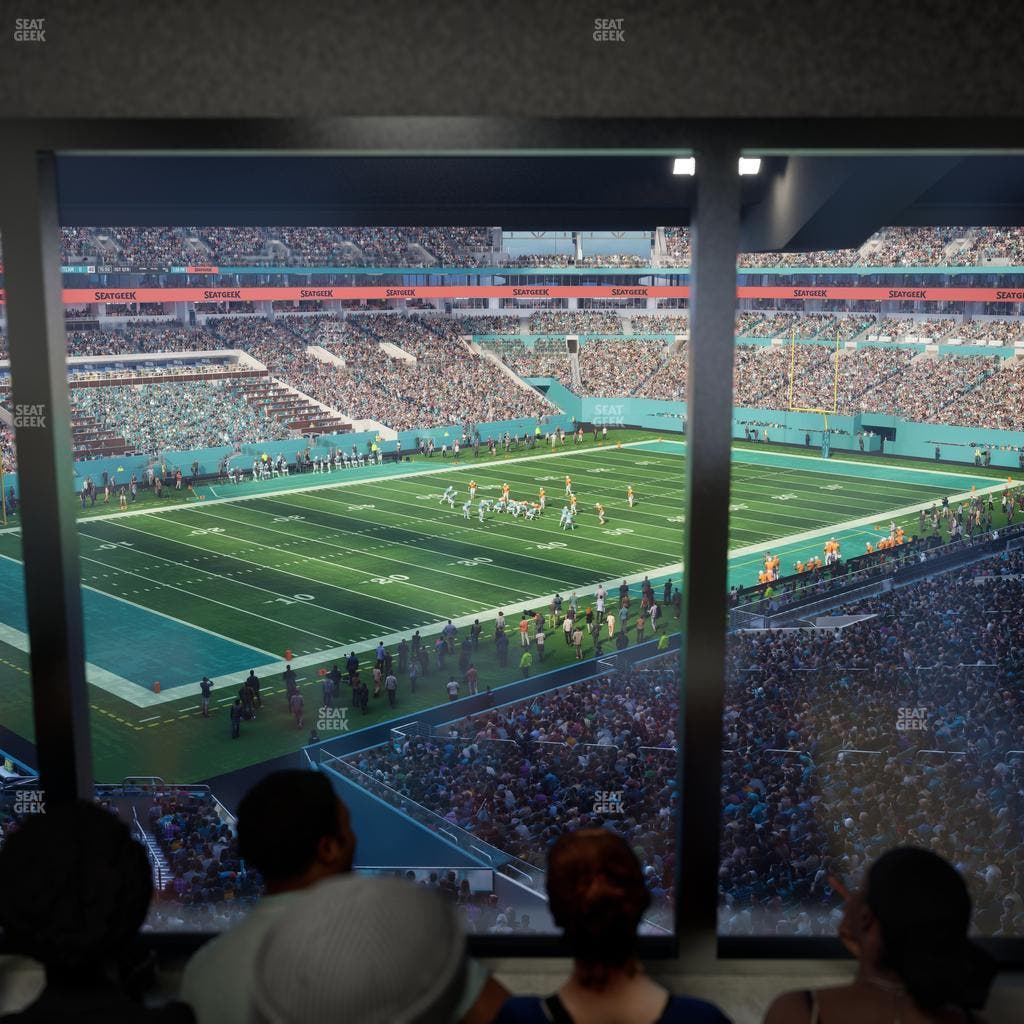Hard Rock Stadium - Section Mezzanine Suite 25 A Seat View