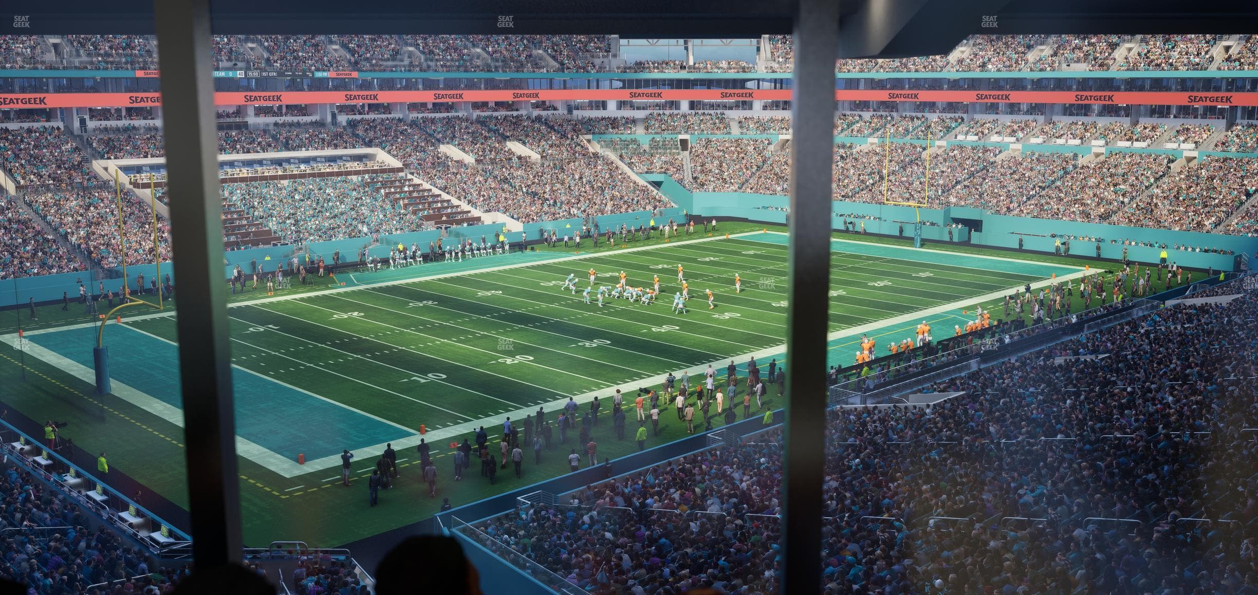 Hard Rock Stadium - Section Mezzanine Suite 25 A Seat View