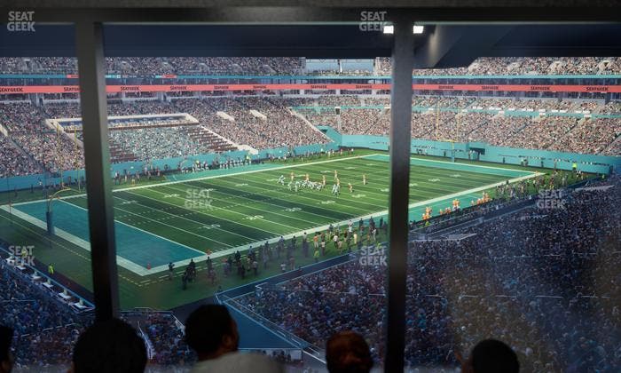 Hard Rock Stadium - Section Mezzanine Suite 25 A Seat View