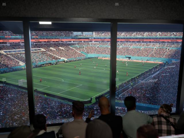 Hard Rock Stadium - Section Mezzanine Suite 26 C Seat View Hard Rock Stadium - Section Mezzanine Suite 26 C Seat View