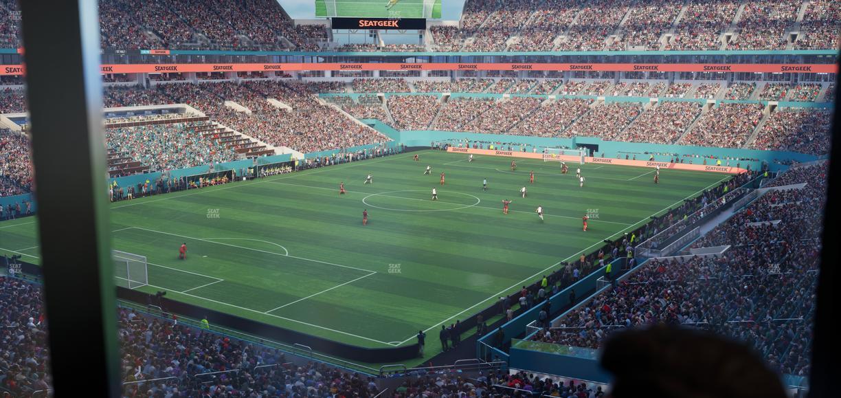 Hard Rock Stadium - Section Mezzanine Suite 26 C Seat View