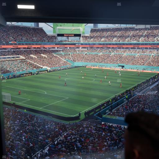 Hard Rock Stadium - Section Mezzanine Suite 26 C Seat View