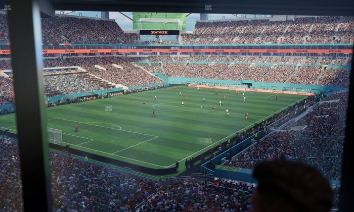 Hard Rock Stadium - Section Mezzanine Suite 26 C Seat View