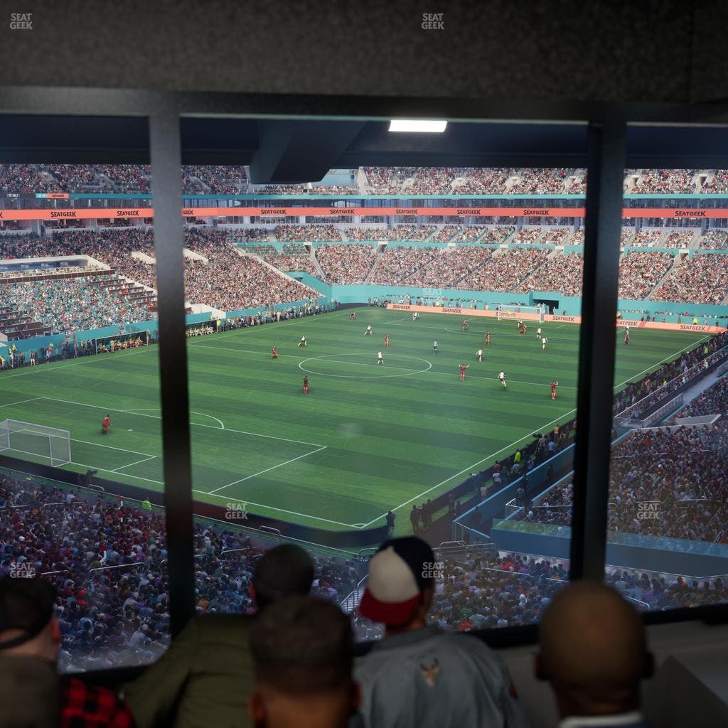 Hard Rock Stadium - Section Mezzanine Suite 27 A Seat View