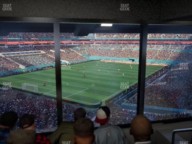 Hard Rock Stadium - Section Mezzanine Suite 27 A Seat View