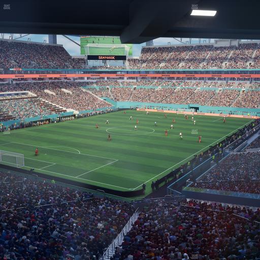 Hard Rock Stadium - Section Mezzanine Suite 27 A Seat View