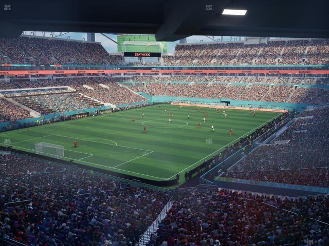 Hard Rock Stadium - Section Mezzanine Suite 27 A Seat View