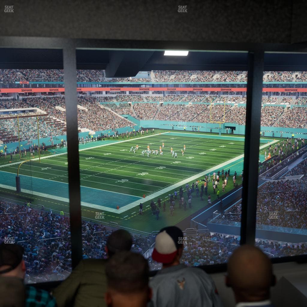 Hard Rock Stadium - Section Mezzanine Suite 27 A Seat View
